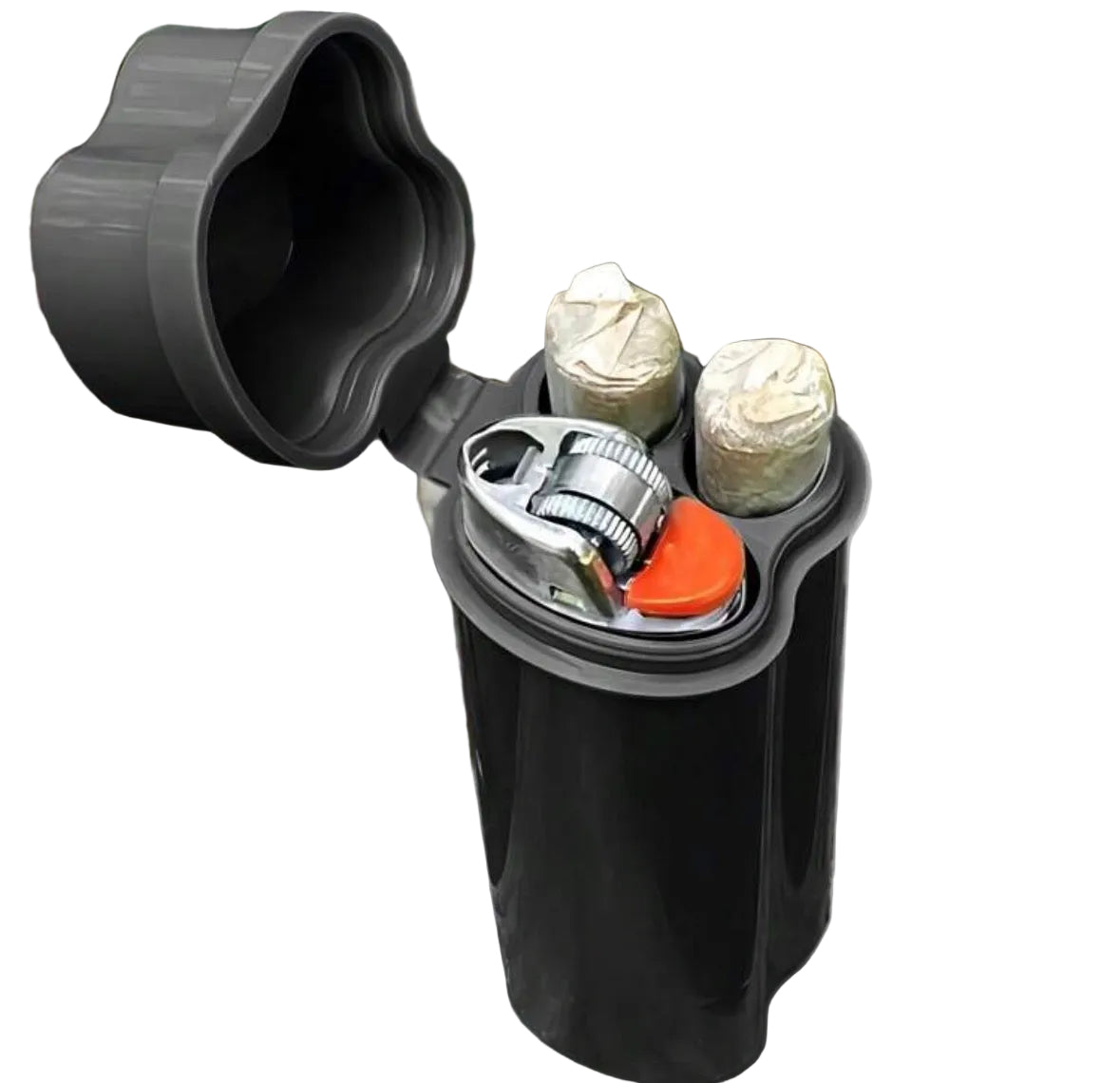 Compact Cigarette & Lighter Case