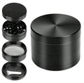 Black metallic grinder