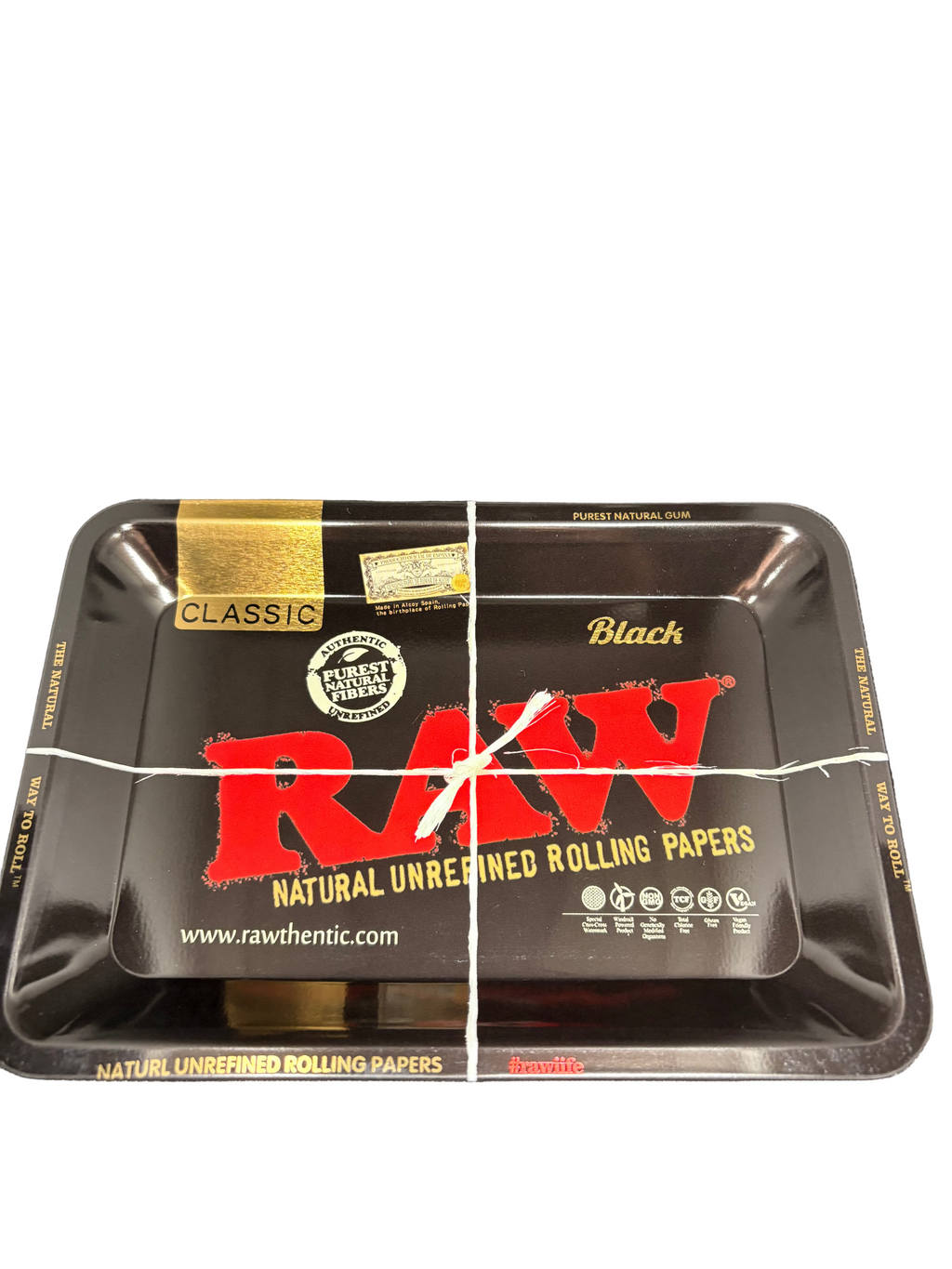 RAW Black Classic rolling tray