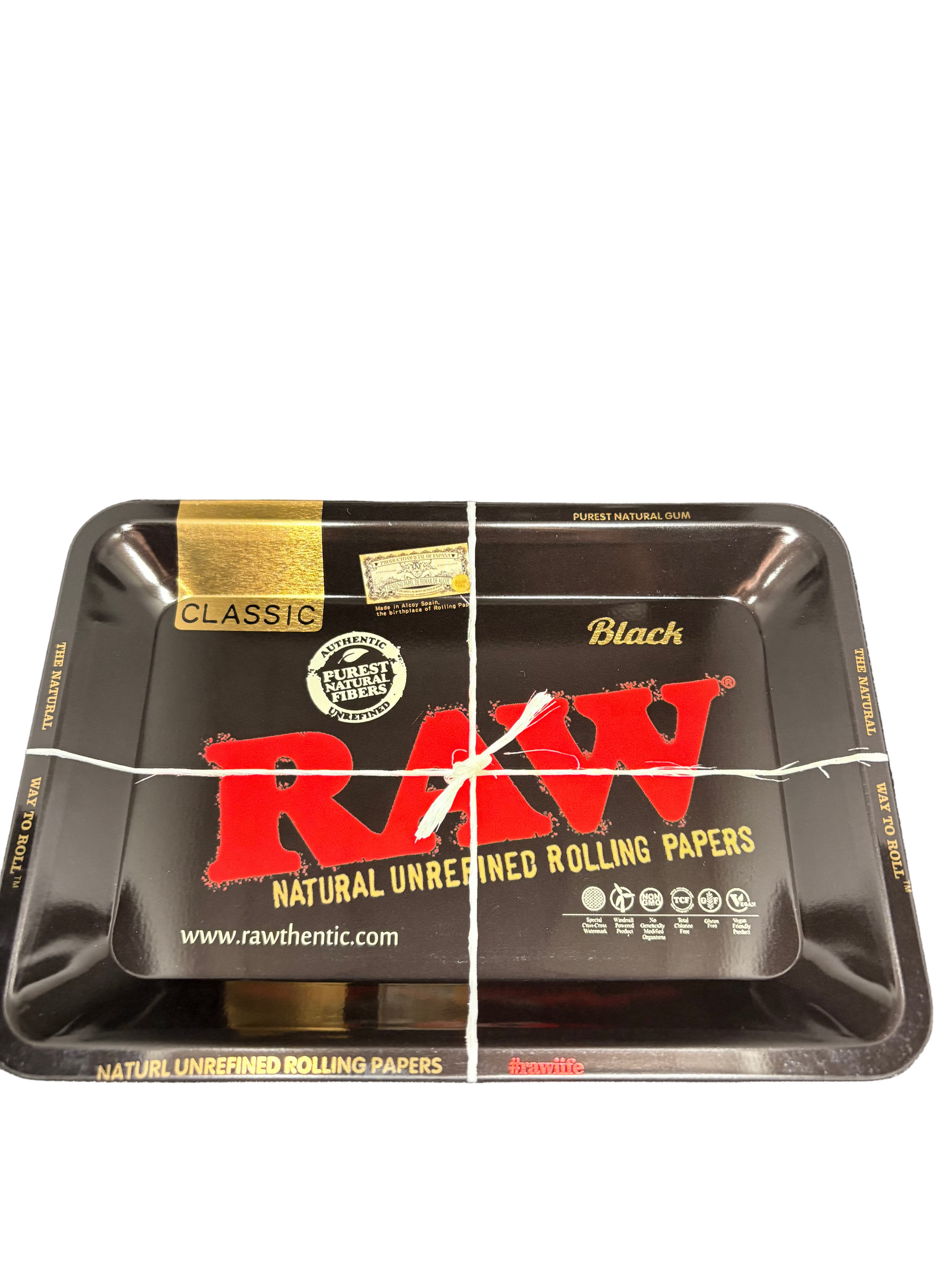 RAW Black Classic rolling tray