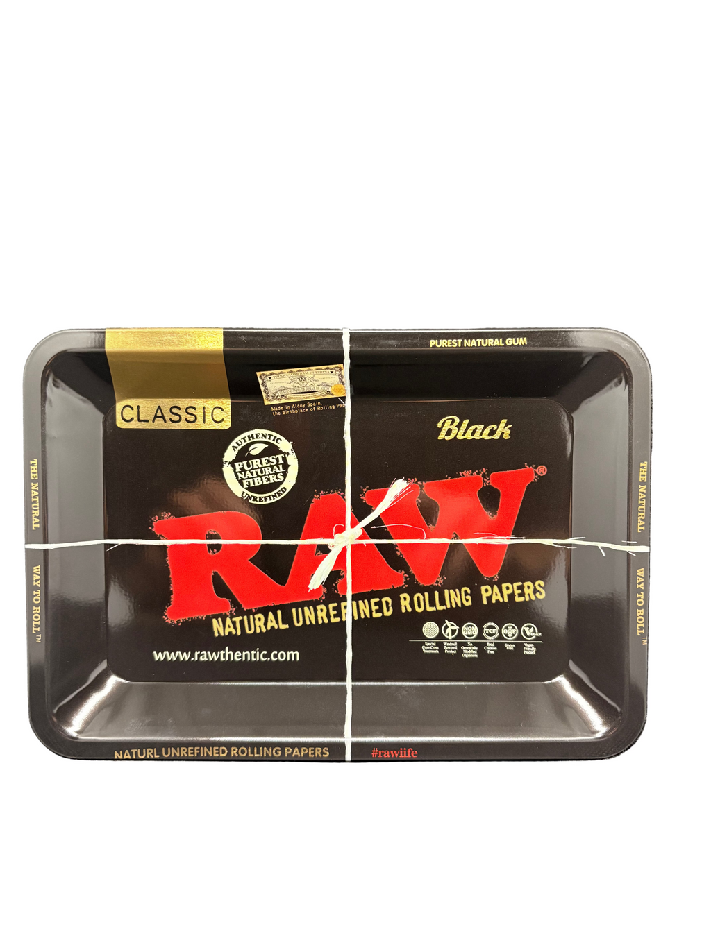 RAW Black Classic rolling tray